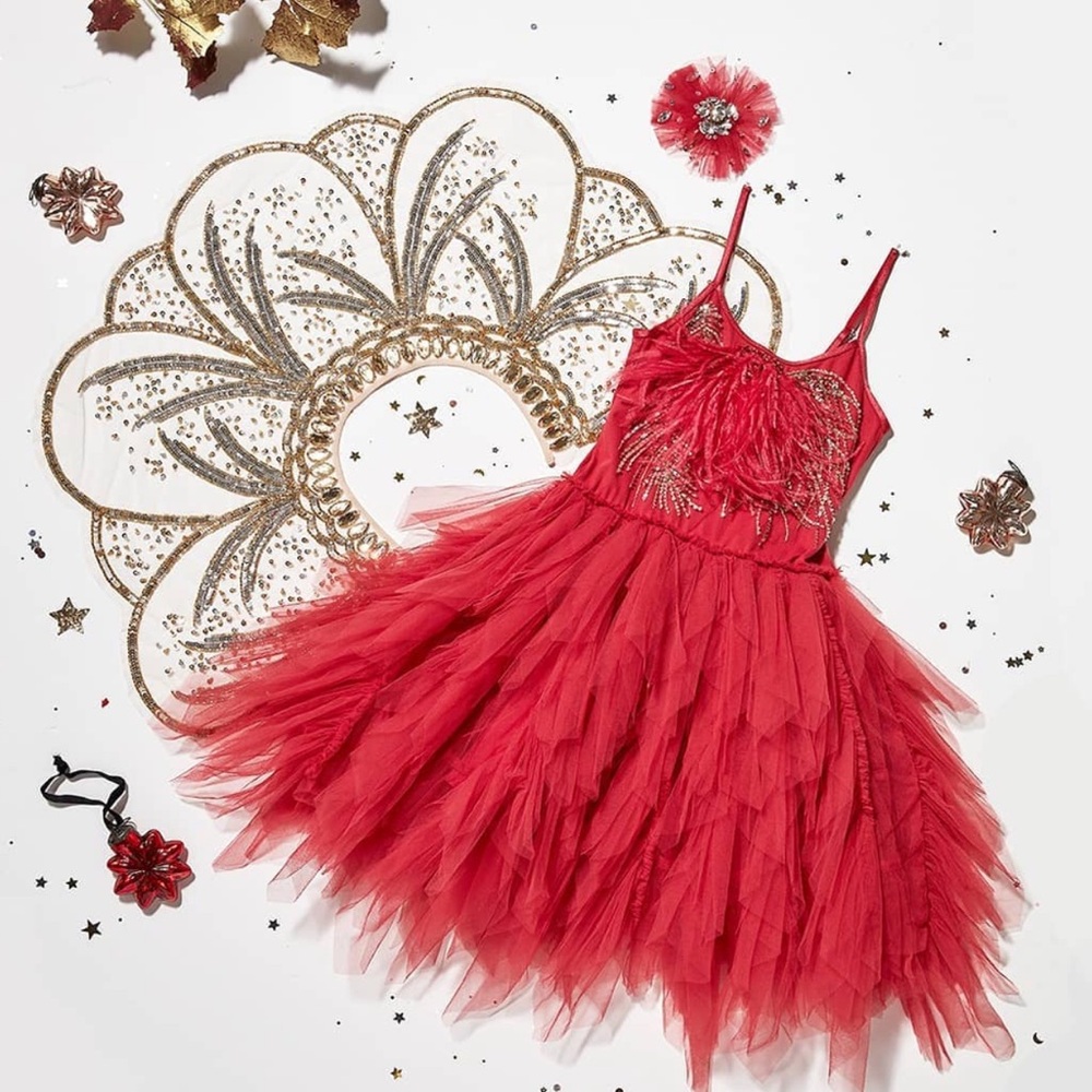 Tutu du Monde Decadent Dream Tutu Dress in Cherry